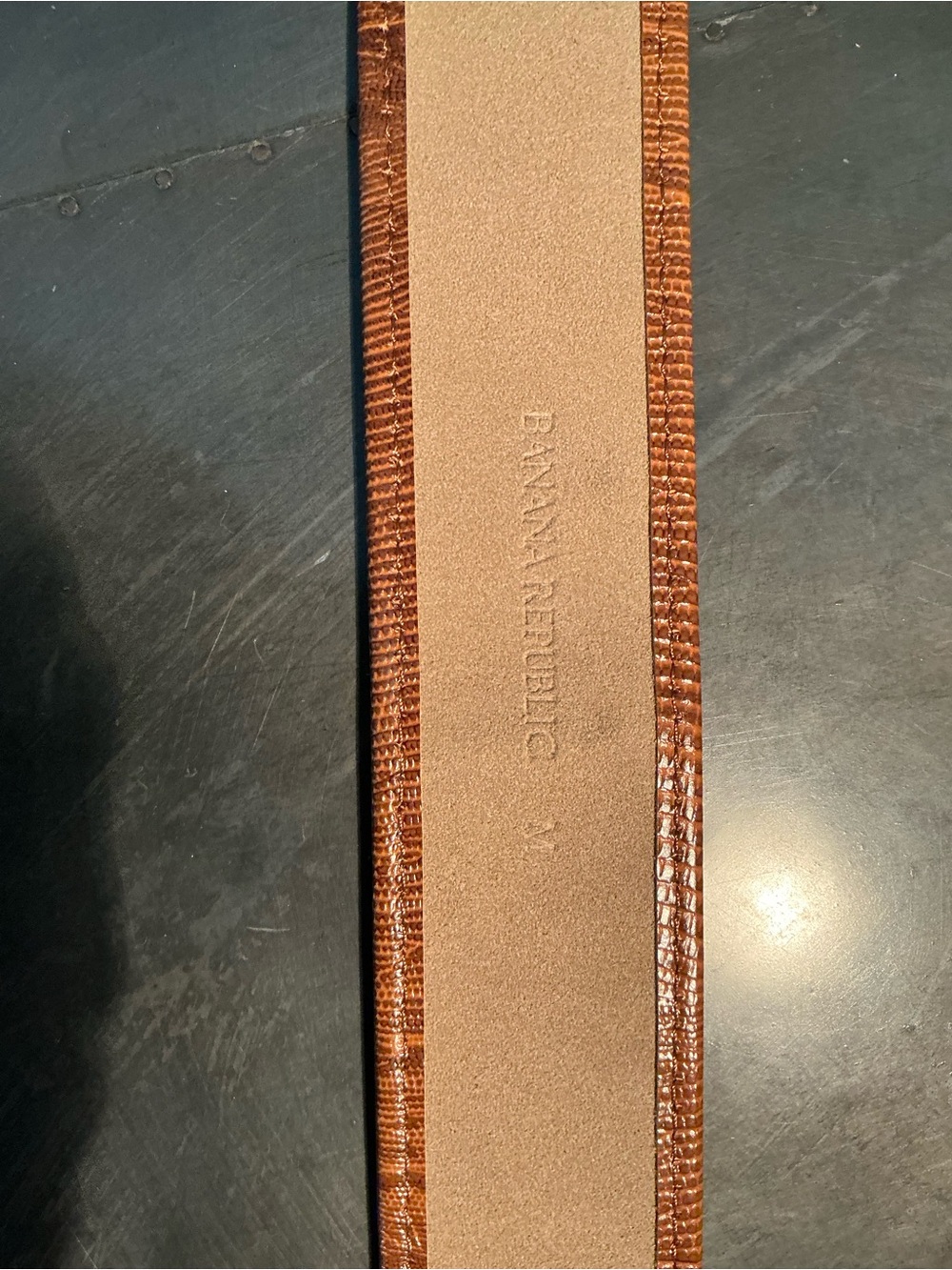 Banana Republic Woven Canvas and Brown Belt - Picture 2 of 4